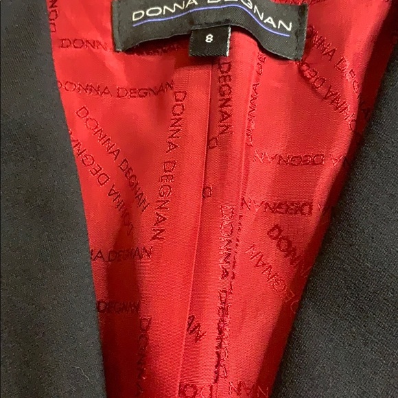 Vintage Donna Degnan 1990’s black Blazer size 8 - Picture 4 of 14